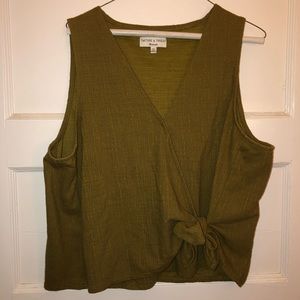 Madewell Sleeveless tie top size XXL